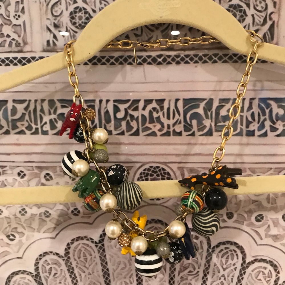 Lenora Dame Gold & Pearl Safari Necklace